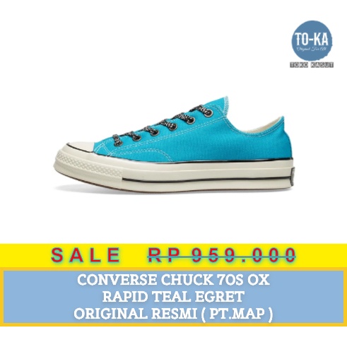 CONVERSE CHUCK 70 OX RAPID TEAL EGRET