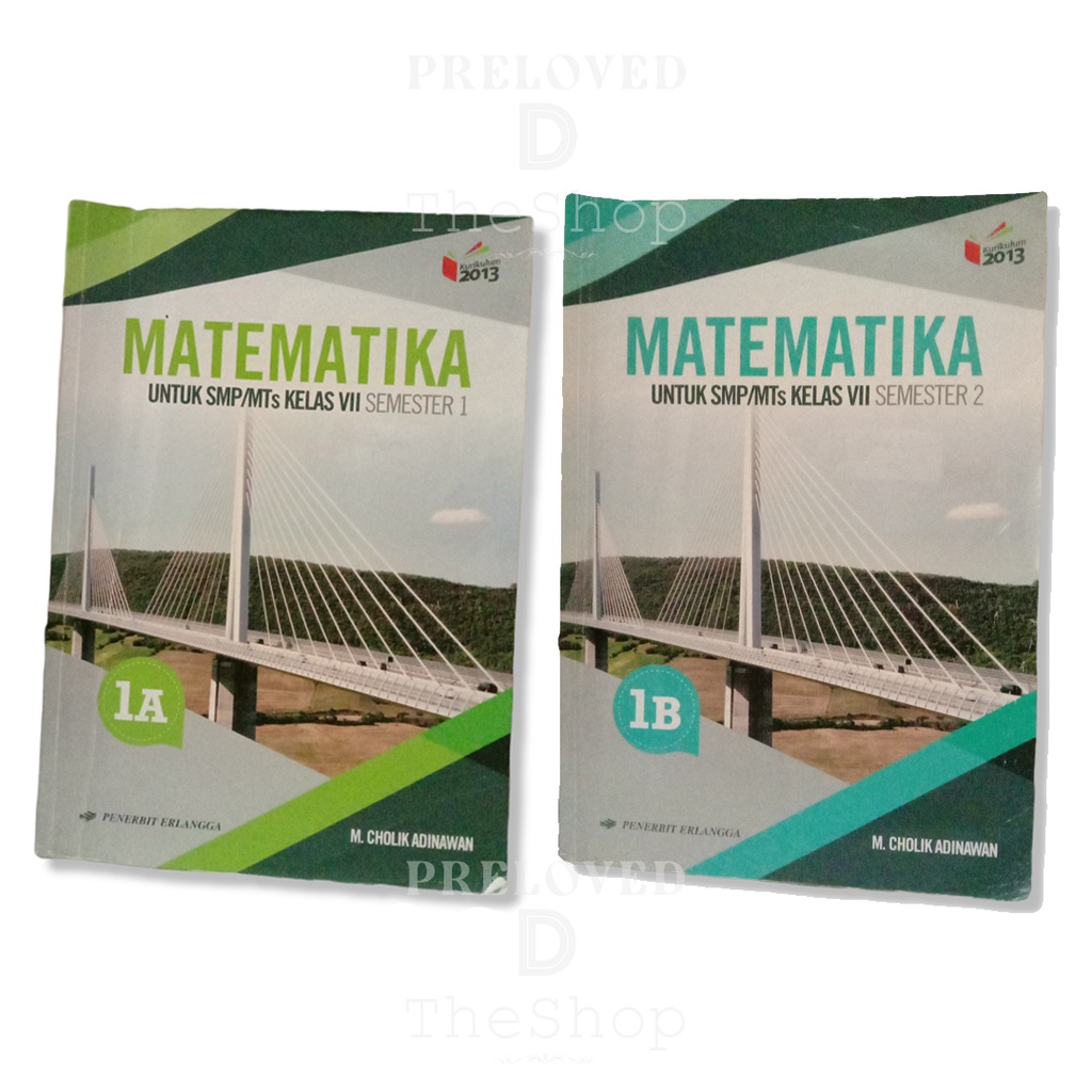 Jual Buku Cetak Matematika 1A 1B SMP Kelas 7 Kurikulum 2013 Penerbit ...