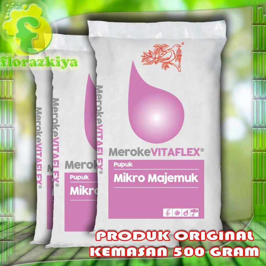 Jual Pupuk Mikro Majemuk Meroke Vitaflex Hidroponik Kemasan Gr