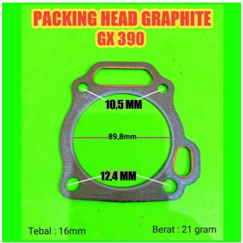 Jual GX 390 PACKING HEAD GRAPHITE UNTUK MESIN PENGGERAK HONDA Shopee