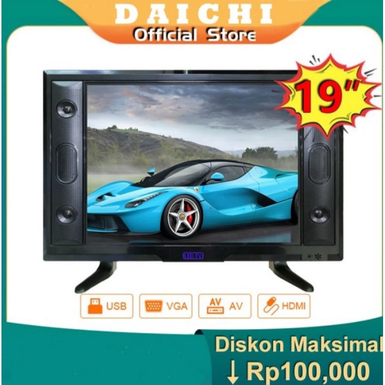 Jual TV LED 19 INCH HD DAICHI 19-88 digital | Shopee Indonesia