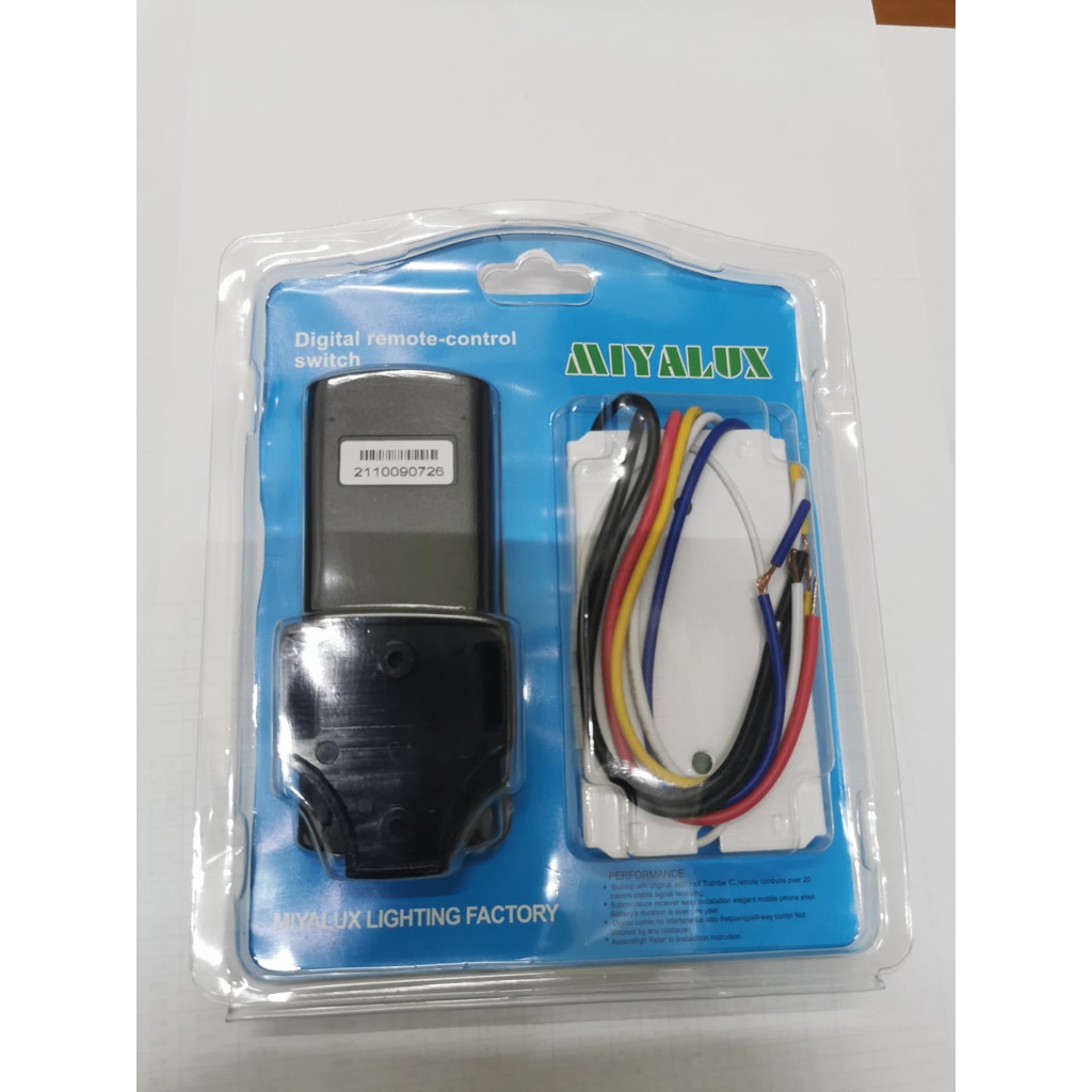 Jual Remot Saklar Remote Switch Wireless 4 Way / 4 Jalur Channel 1000 ...