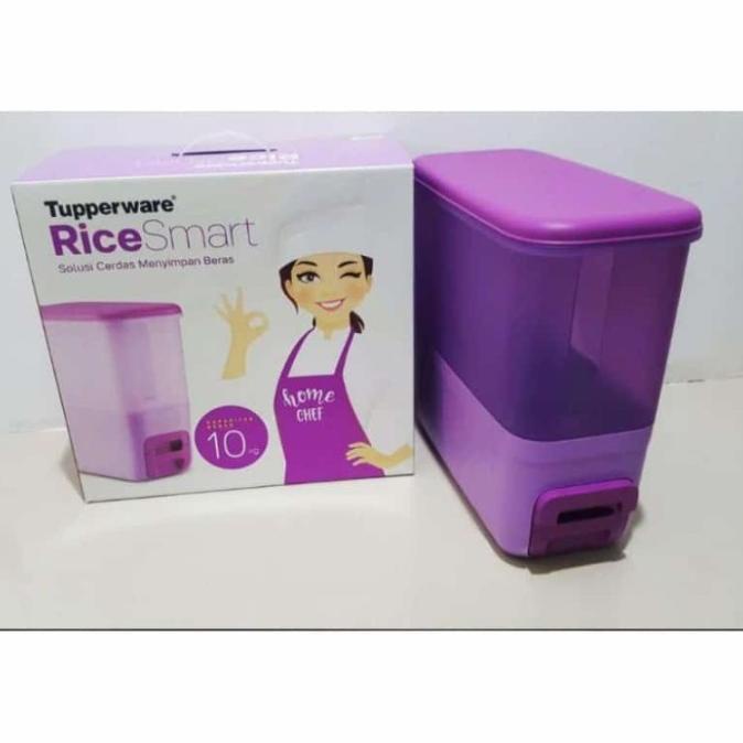 Jual rice smart tupperware warna ungu Shopee Indonesia
