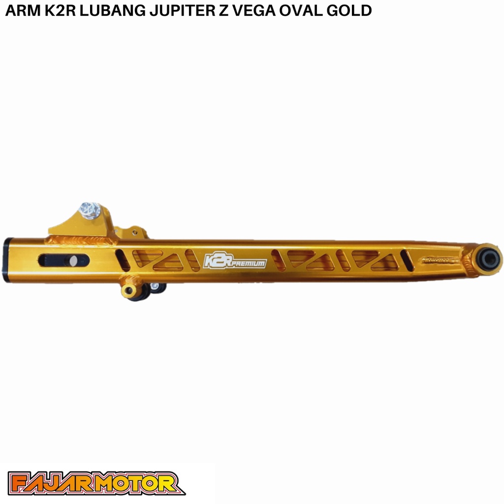 Jual K2R SWING ARM AREM JUPITER OVAL CNC LUBANG COAK GOLD SILVER K2R ...