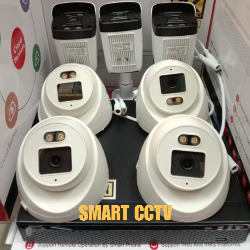 Jual PAKET CCTV COLORVU 6MP FULLHD 8 CHANNEL 7 KAMERA LENGKAP | Shopee ...