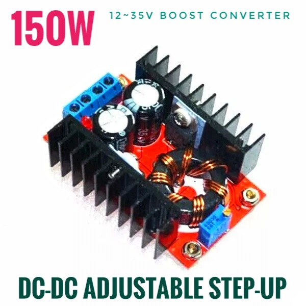 Jual 150W Boost Converter DC-DC 10-32V to 12-35V Step Up Voltage Module ...