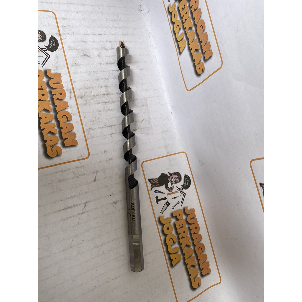 Jual Mata Bor Kayu Auger Bit 13MM / Single Flute Auger Bit 13MM / Wood