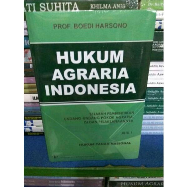 Jual HUKUM AGRARIA INDONESIA - Prof Budi Harsono | Shopee Indonesia