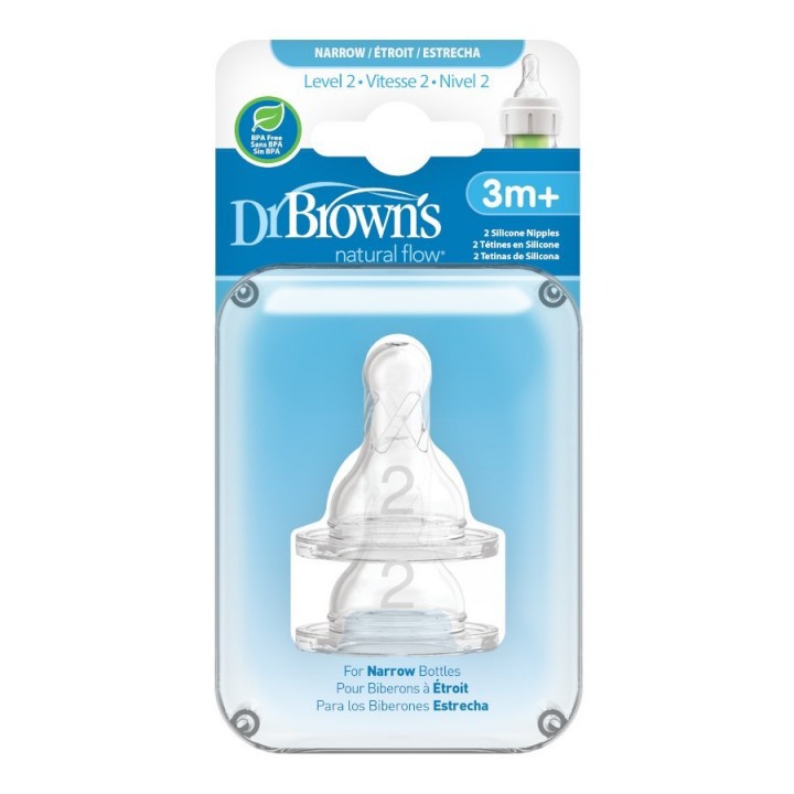 Jual DrBrowns Natural Flow Narrow Level 2 (3M+) | Shopee Indonesia
