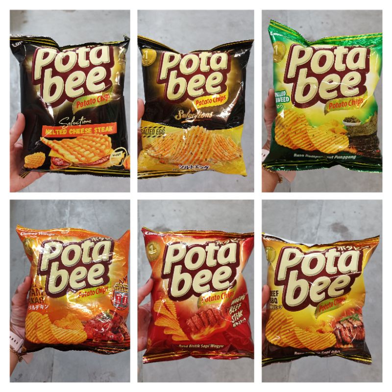 Jual Potabee Snack Kentang Jumbo Size 65gr Potabee Keripik Kentang 65gr ...