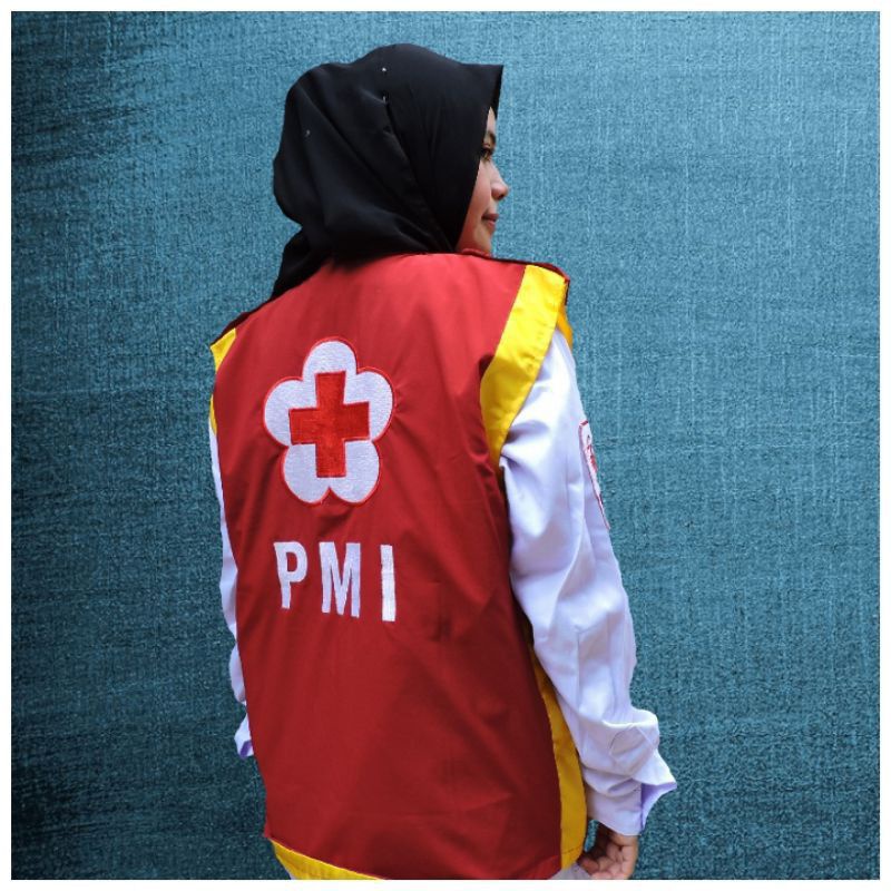 Jual Rompi PMR Wira/Rompi PMR Madya/Rompi PMR/Rompi merah/Rompi PMR New ...