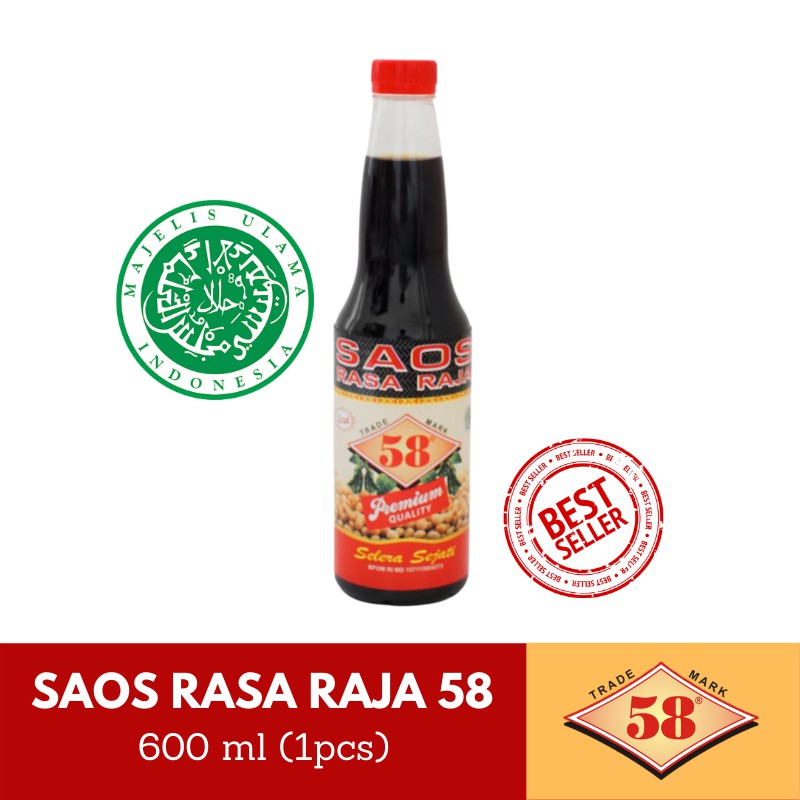 Jual Saos 58 Rasa Raja Halal (600 ml) Shopee Indonesia