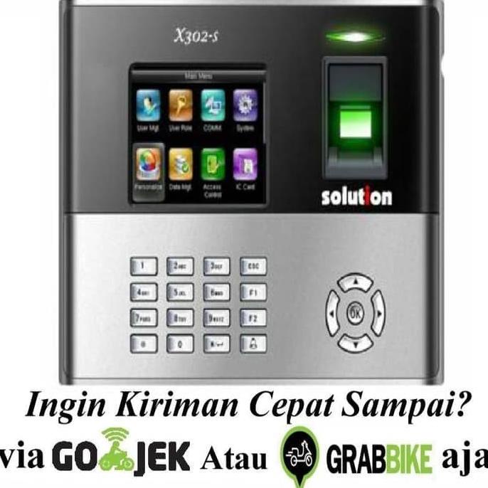 Jual Mesin Absen / Access Door Fingerprint Solution X302S / X302-S ...