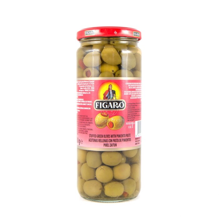 Jual Figaro Pitted Green Olive Buah Zaitun Hijau Acar Zaitun Shopee Indonesia