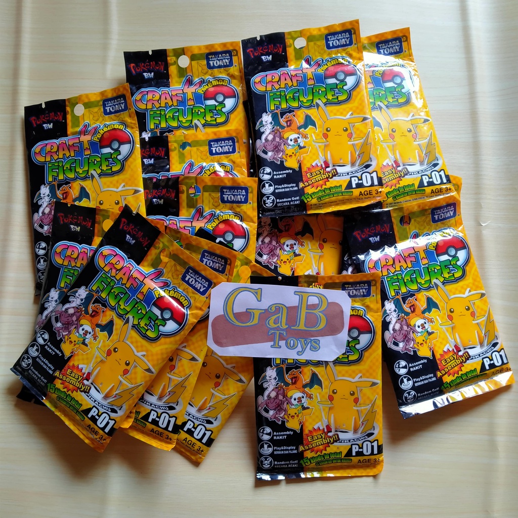 Jual Pokemon Craft Figures - Original Takara Tomy - Puzzle Rakit ...