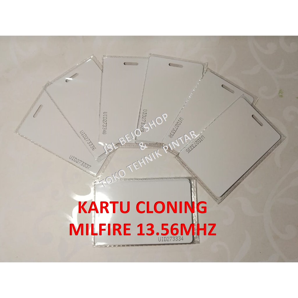 Jual Kartu Rfid MILFIRE 13.56 Mhz Duplikat Copier Cloning Writeable ...