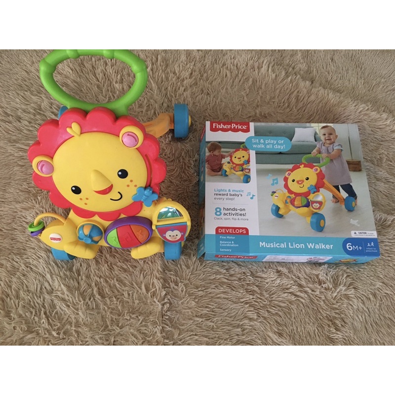 Harga fisher price musical best sale lion walker