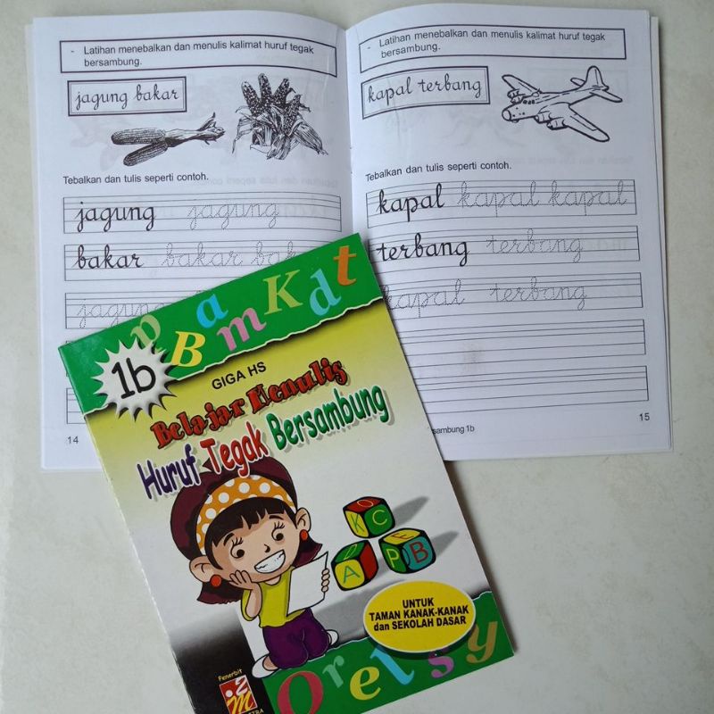 Jual Buku Anak TK Dan SD Lancar Membaca 1A 1B 2A 2B - Belajar Menulis ...