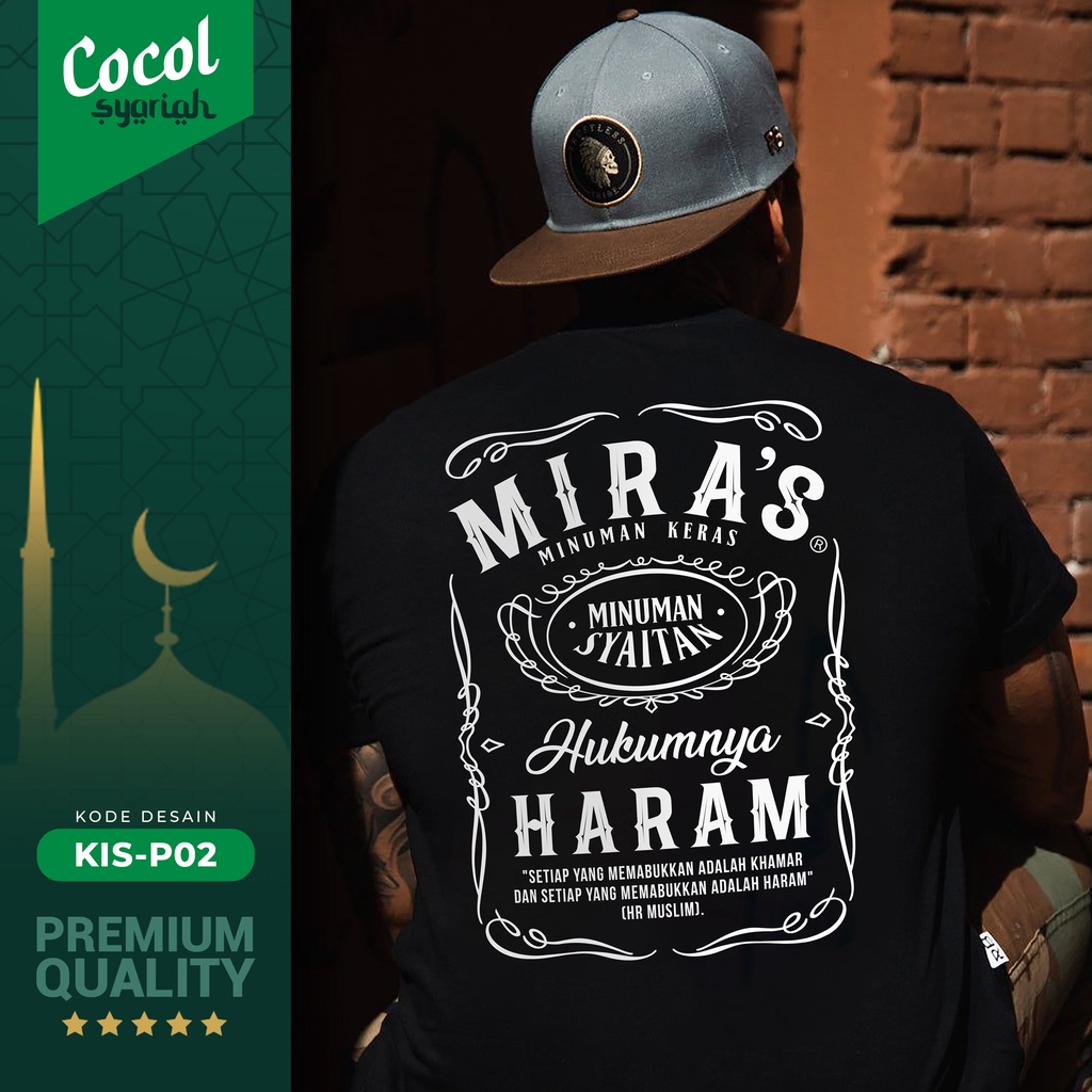 Jual Cocol Store - Kaos Islami Desain Minuman Hukumnya Haram | Shopee ...