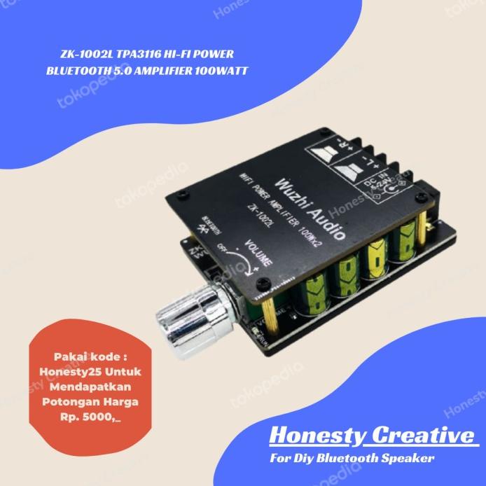 Jual zk-1002l digital amplifier bluetooth 2x100watt wau1 | Shopee Indonesia