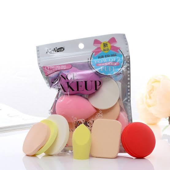 Jual Set sponge spons make up 6in1 beauty blend | Shopee Indonesia
