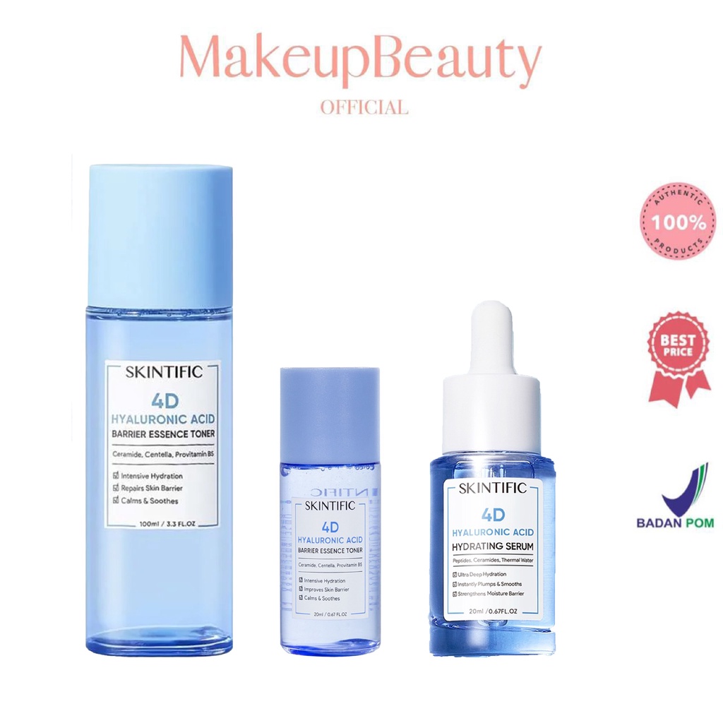 Jual SKINTIFIC 4D Hyaluronic Acid Series - Hydrating Serum 20ml ...