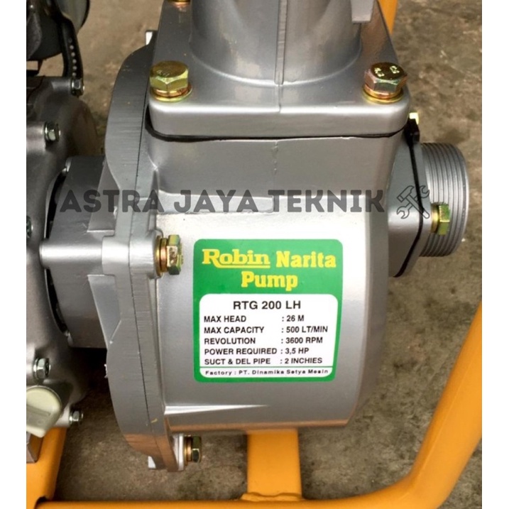 Jual ROBIN Mesin Pompa Air Irigrasi Alkon 2 Inch 3.5 HP / EY15 Narita ...