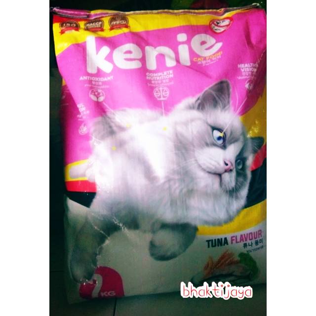 Jual Makanan kucing Kenie 400gram repack/pakan kucing kenie tuna ...