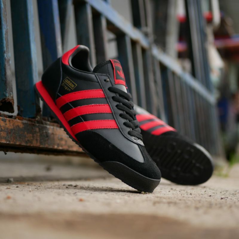 Adidas dragon black store and red