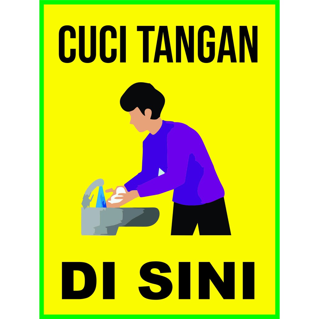 Jual Stiker cuci tangan disini | Shopee Indonesia