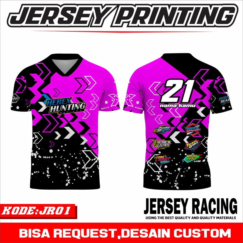 Jual 001 JERSEY RACING FULL PRINTING TERBARU DESAIN BISA CUSTOM ...