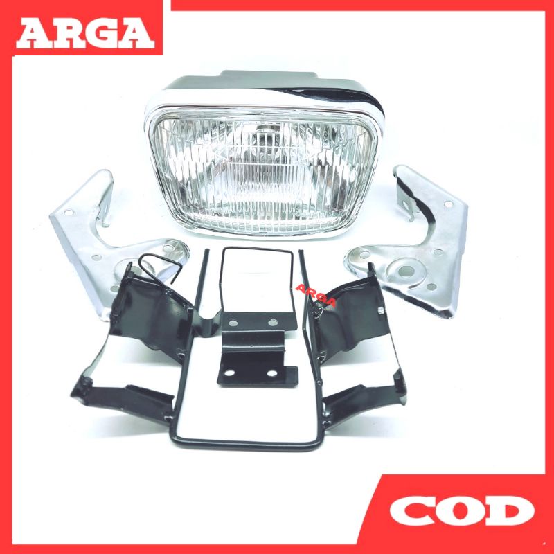 Jual Lampu Depan Rx King Set Kupingan New Rx King Brecket Lampu New