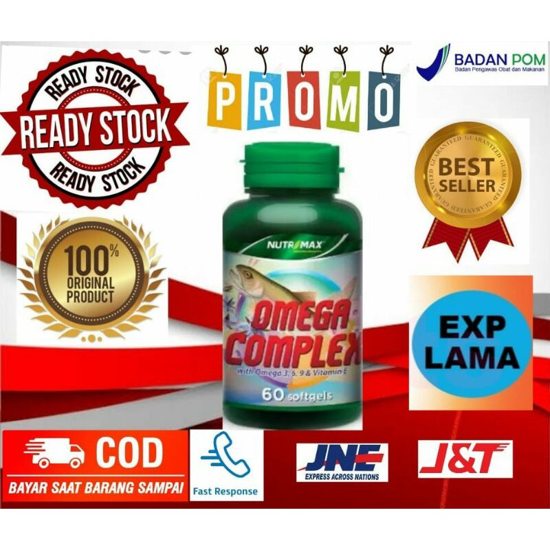 Jual Omega Complex 8 in 1 (30/ 60 softgel) | Shopee Indonesia