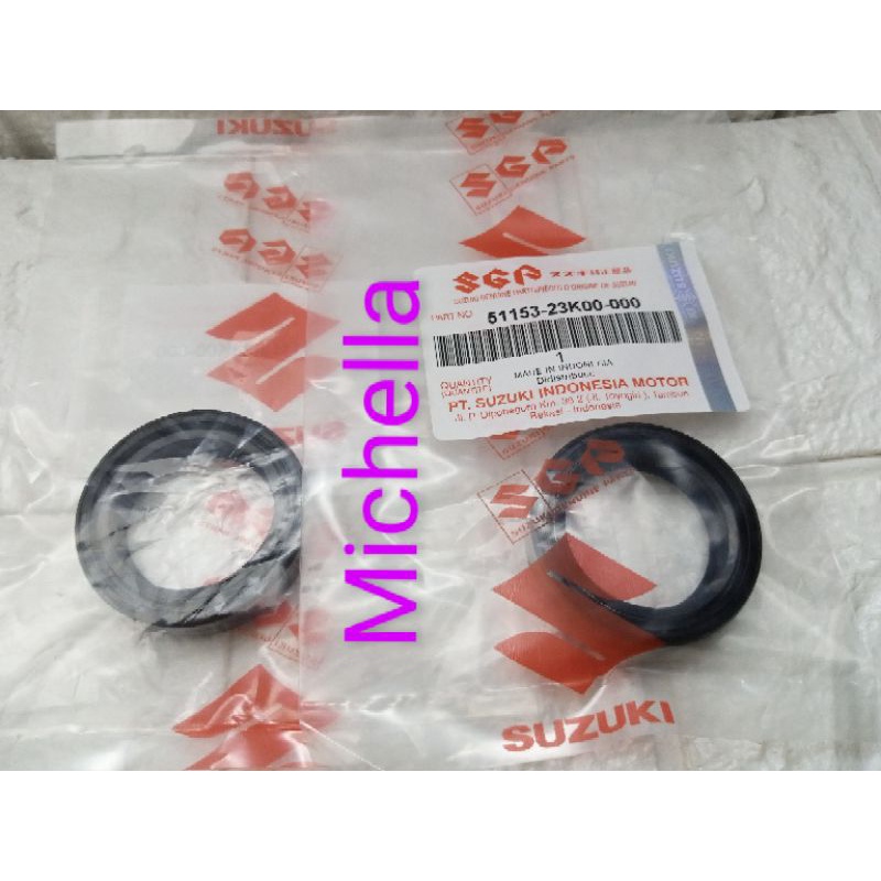 Jual seal shock depan satria Fu GSX 150 R,GSX 150 S (2 pc) Shopee