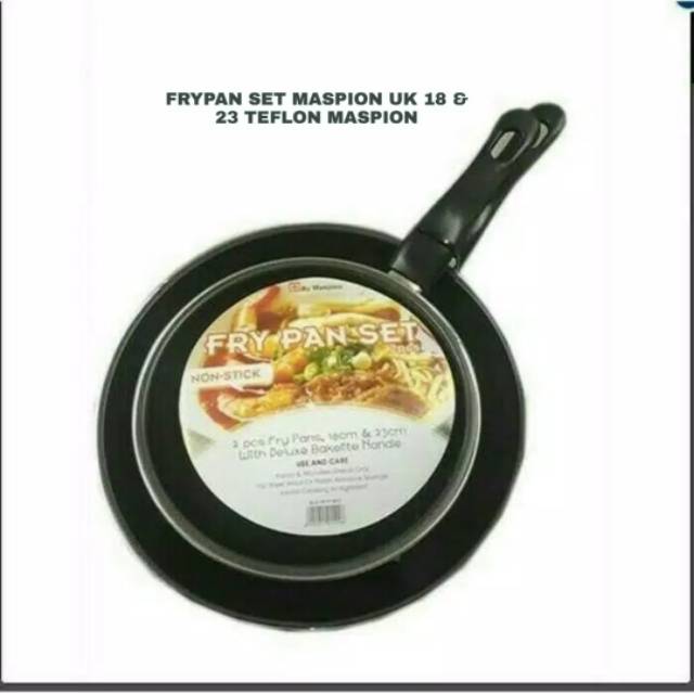 Jual Isc Mart Fry Pan Set Teflon Set Maspion Shopee Indonesia