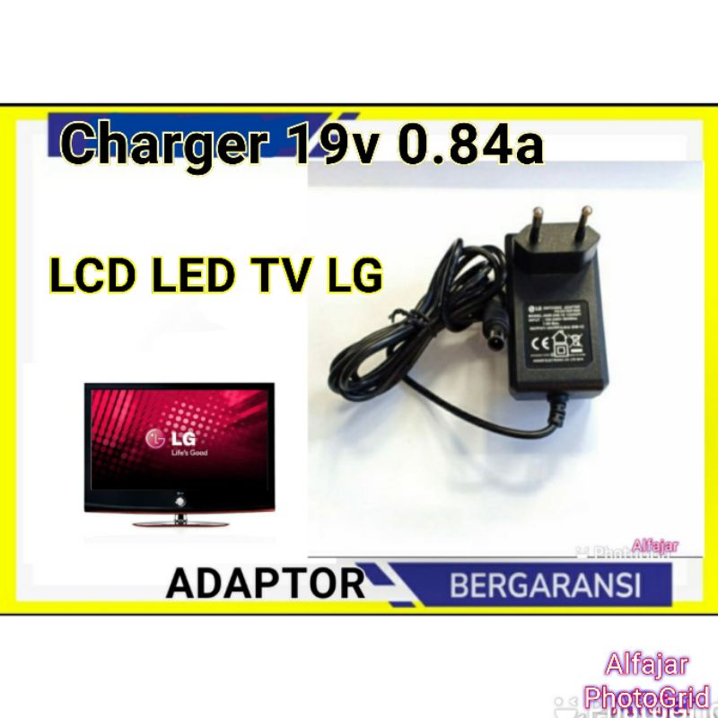 Jual Adaptor Charger 19v 0 8a Tv Lg Monitor Lcd Led 19volt 0 84a