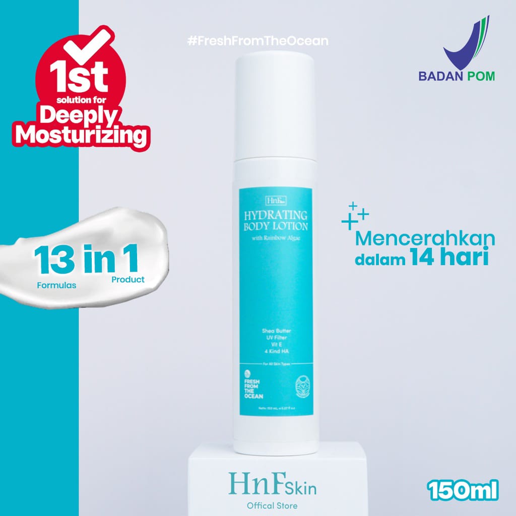 Jual HnF Skin Hydrating Body Lotion With Rainbow Algae Shopee Indonesia
