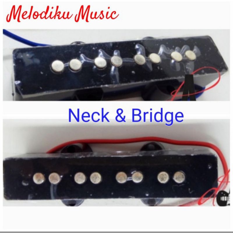 Jual Pickup Jazz Bass Neck & Bridge (Sepasang) Shopee Indonesia