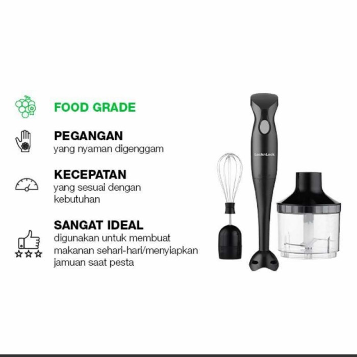 Jual Produk Terbaru Lock N Lock Mix Hand Blender Lock And Lock Lock