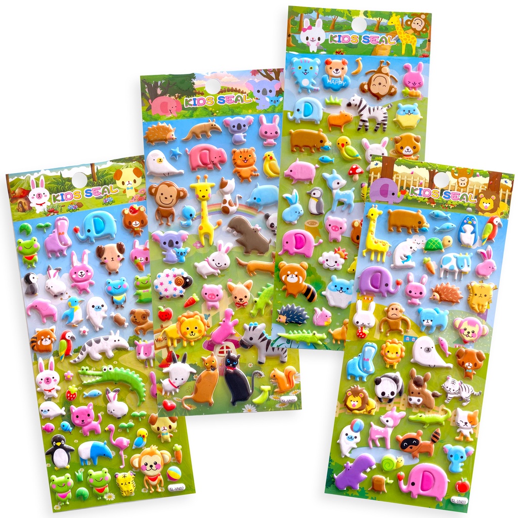 Jual Scoop Sticker Stiker Spons Animal Binatang Zoo 64340500 | Shopee ...