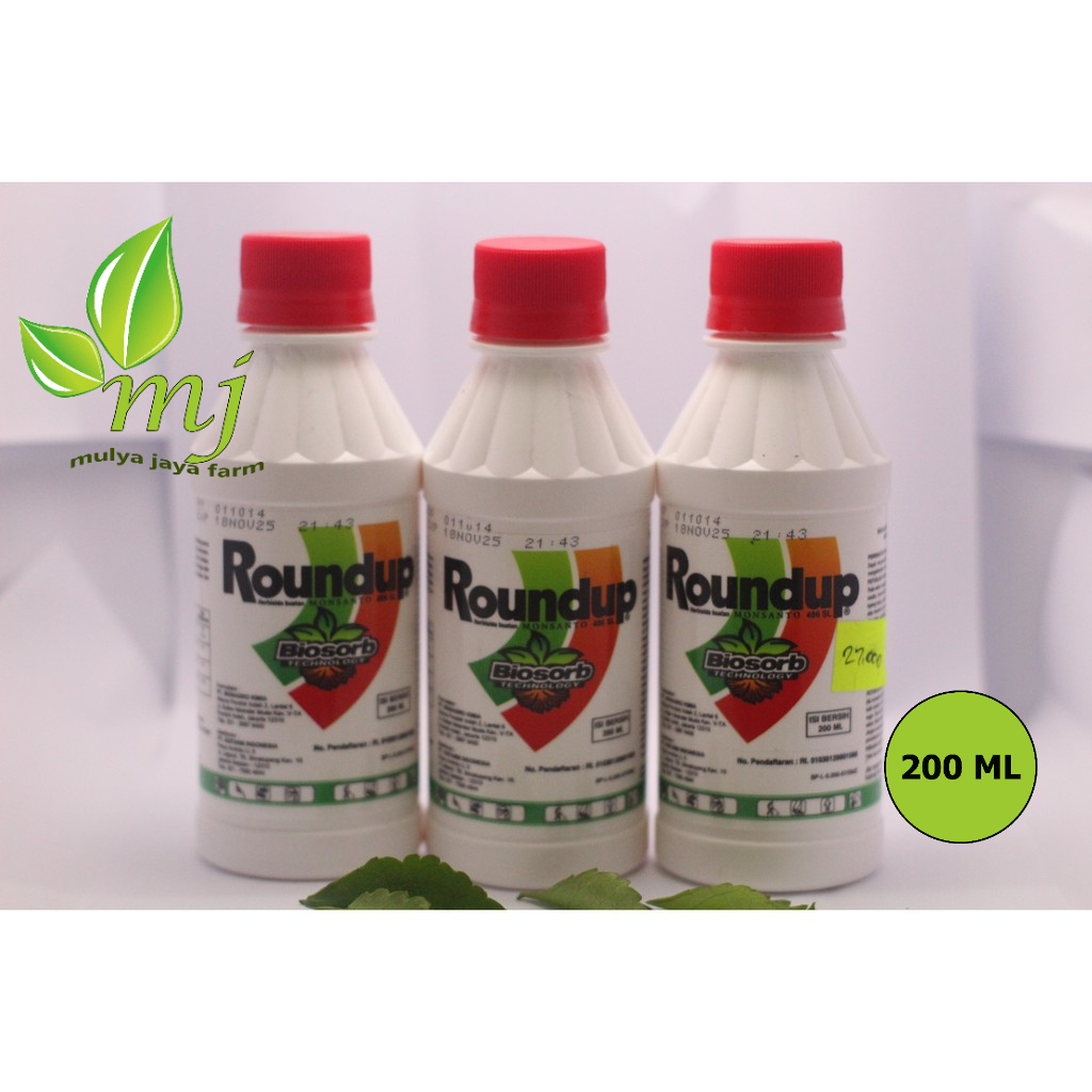 Jual HERBISIDA PEMBASMI RUMPUT LIAR Roundup Biosorb 486 Sl 200 Ml ...