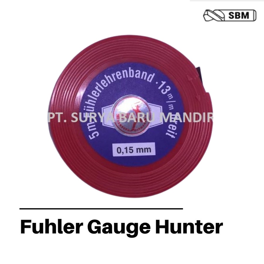 Jual FUHLER GAUGE HUNTER / FEELER GAUGE / FULLER GAUGE BANYAK UKURAN