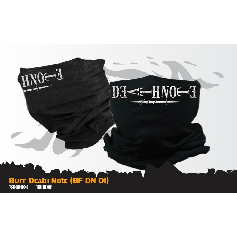 Jual BUFF | BUFF DEATH NOTE (BF DN 01) | Shopee Indonesia