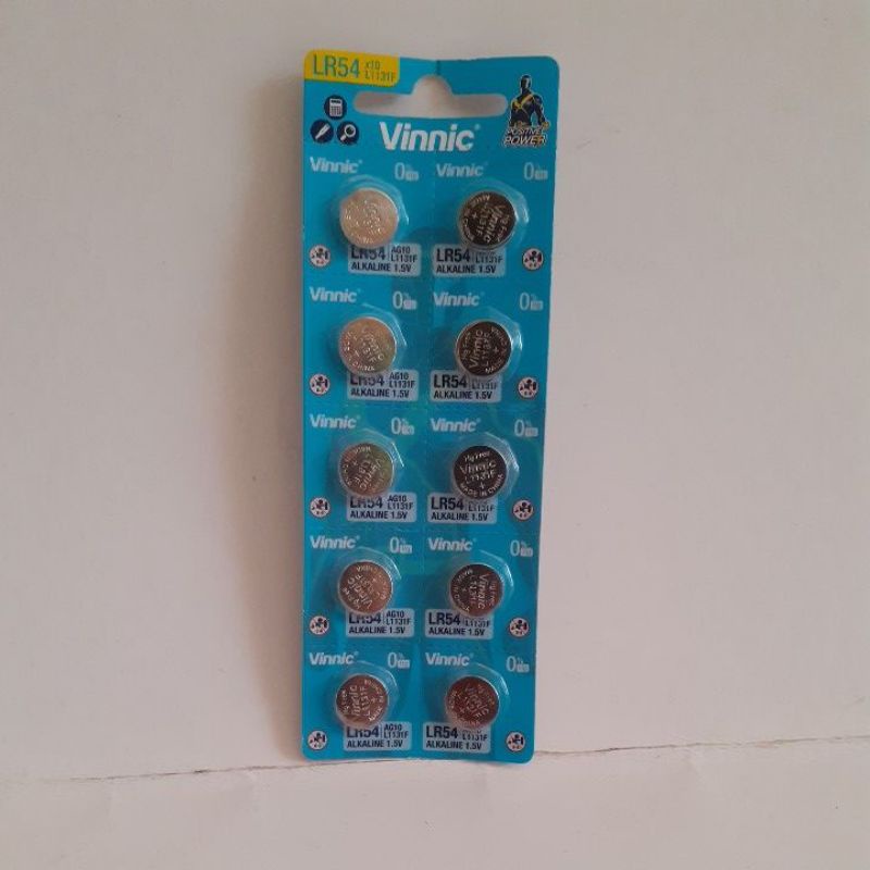 Jual Baterai Batre Vinnic Lr 1131 Lr1130 Ag10 Lr54 Shopee Indonesia