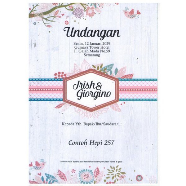 Jual Undangan Pernikahan Murah Undangan Nikah Murah Undangan Murah
