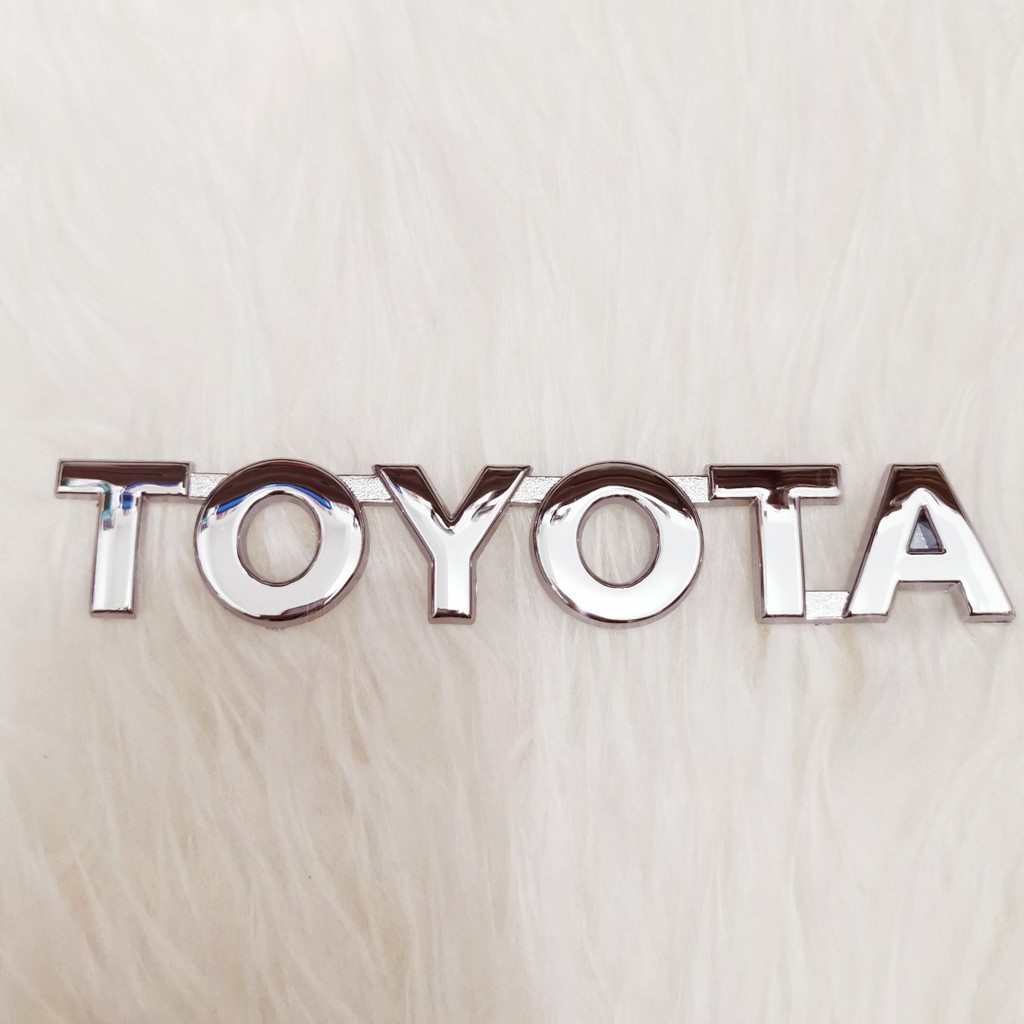 Jual Emblem Mobil Tulisan Toyota Shopee Indonesia