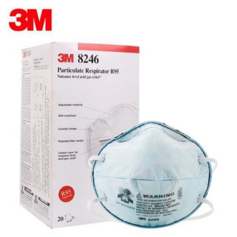 Jual 3M™ Particulate Respirator 8246 R95 | Shopee Indonesia
