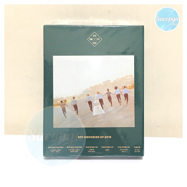 BTS Memories of 2016 Official DVD + Photobook + Photocard