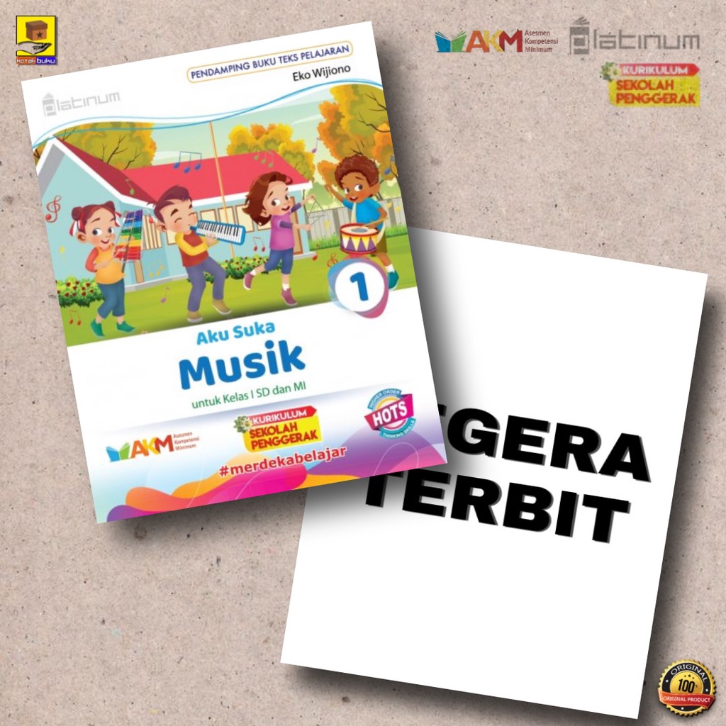 Jual Buku Seni Musik SD Kelas 1 / Kelas 4 / KSP / AKM / HOTS / Buku SD ...