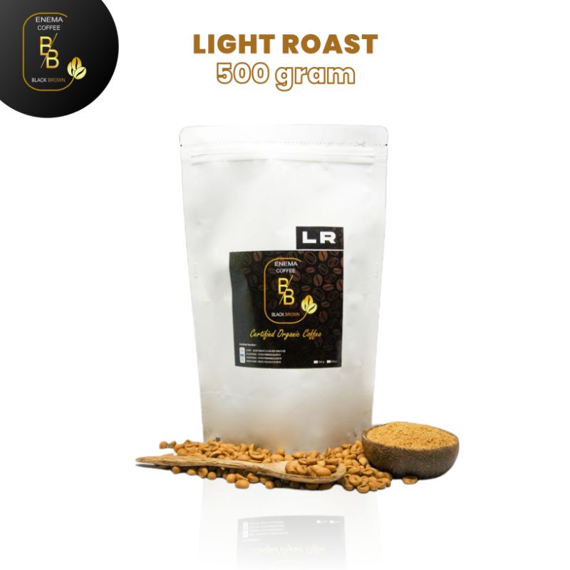 Jual Kopi Enema Organik LR Light Roast Bersertifikat 500 Gram | Shopee ...